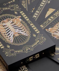 Medical Poker (Black) Playing Cards