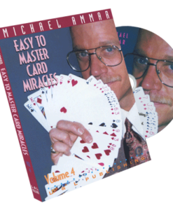 Easy to Master Card Miracles Volume 4 by Michael Ammar - DVD
